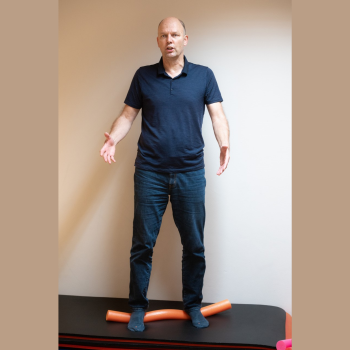 Finding support and balance by enhancing ground-orientation 